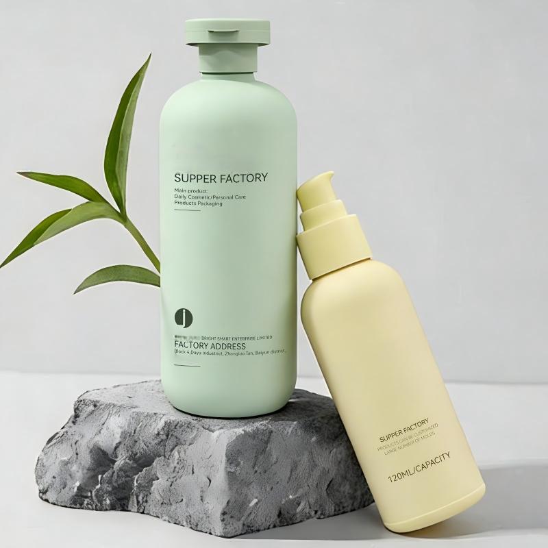 Squeeze the flip-top shampoo and conditioner bottle,HDPET lotion bottl