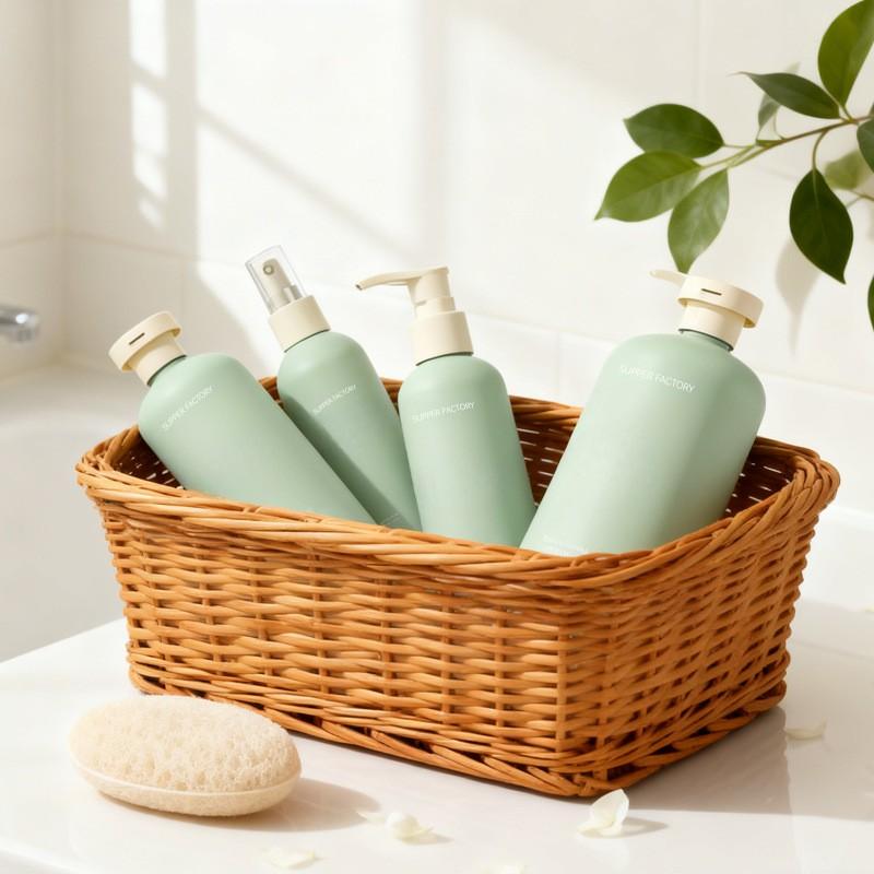 HDPE Shampoo  body Lotion hair conditioner bottle packaging 