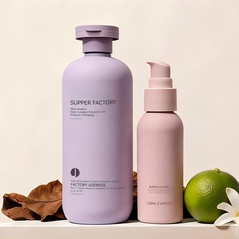 Squeeze the flip-top shampoo and conditioner bottle,HDPET lotion bottl