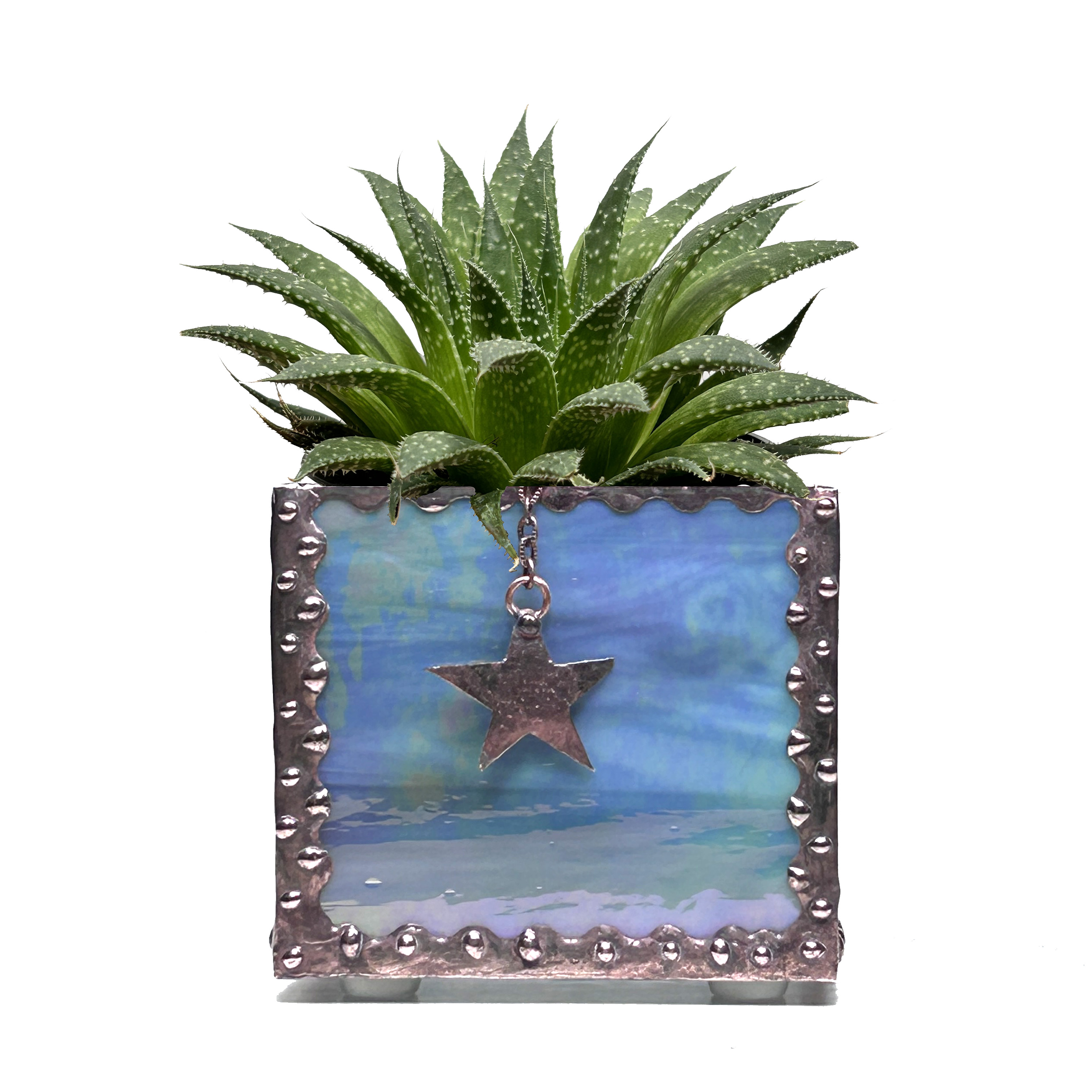 Stained Glass Succulent Planter Set