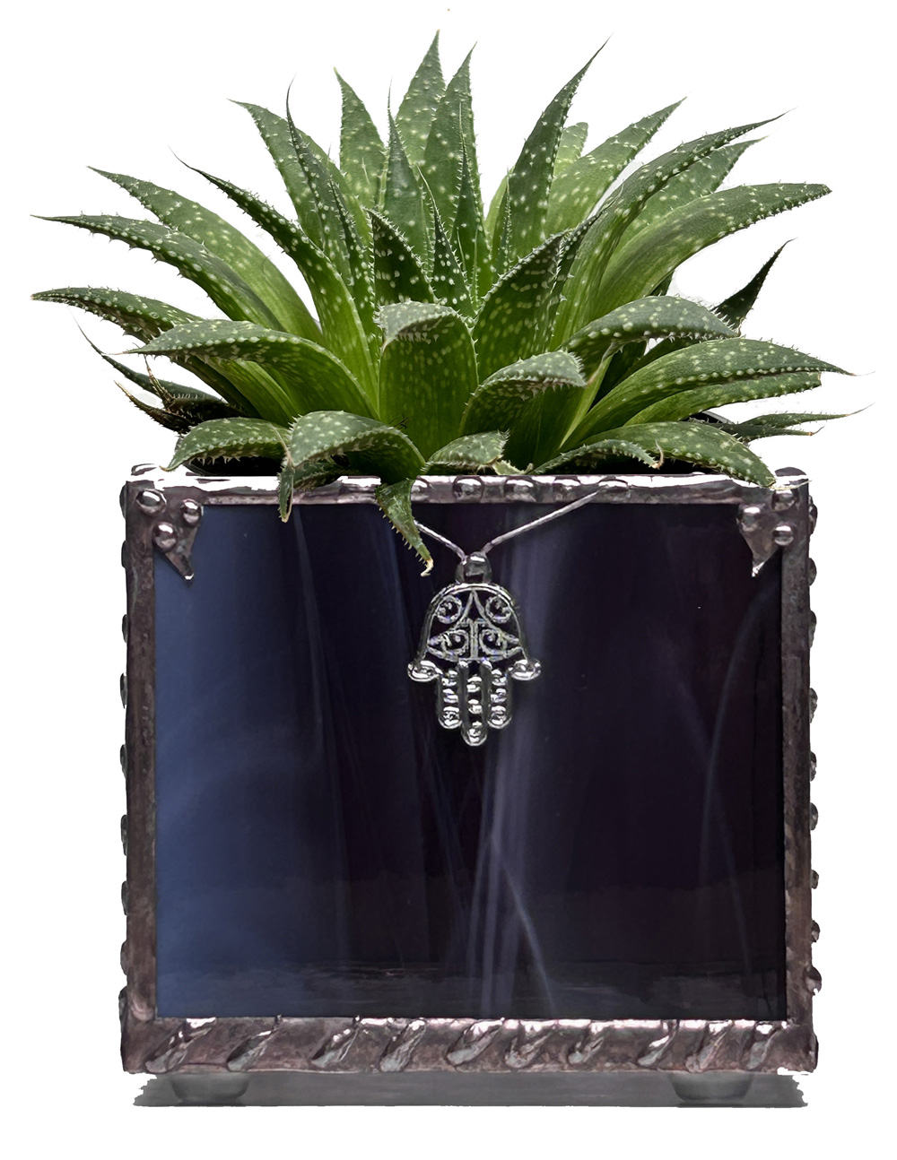 Stained Glass Succulent Planter Set