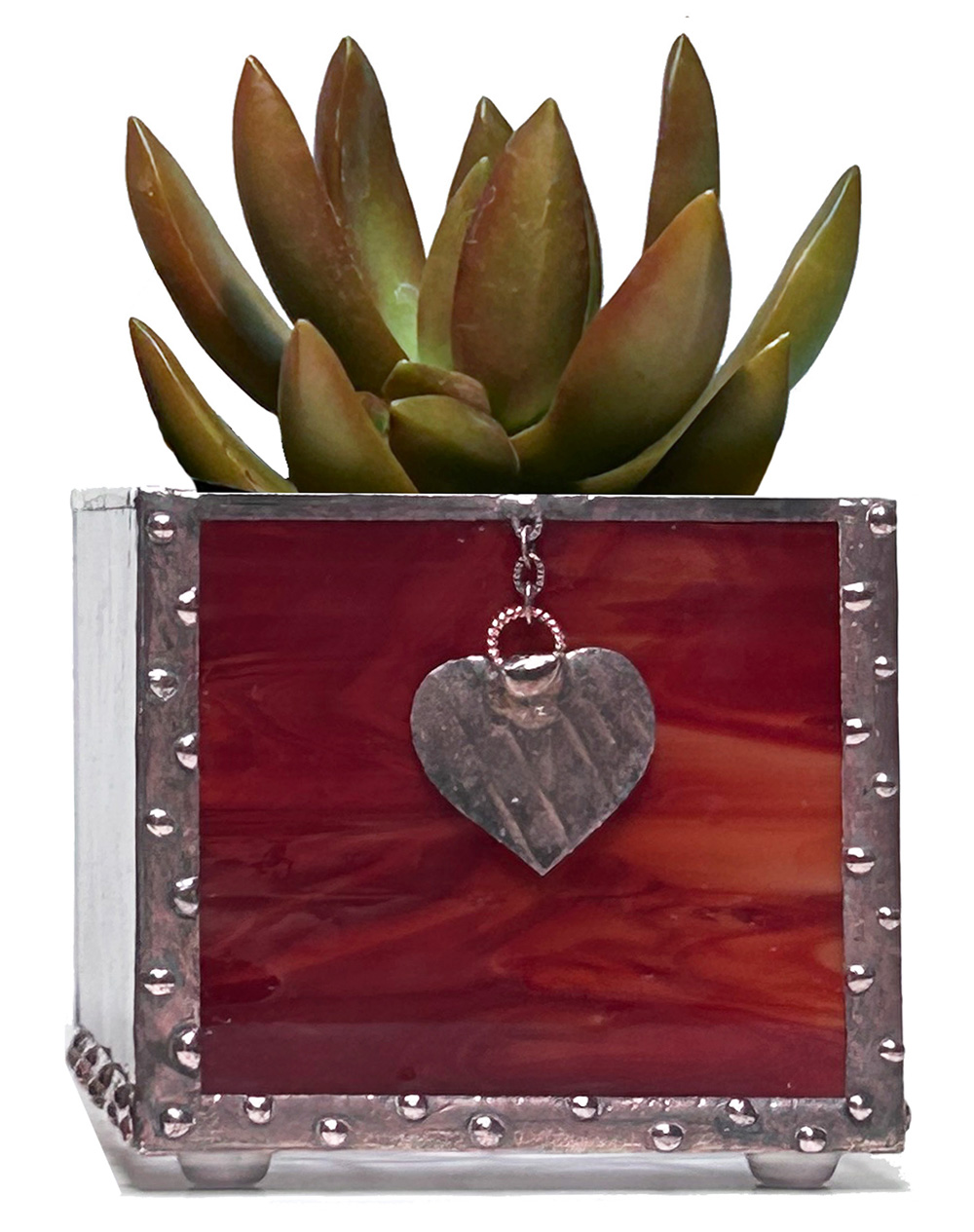 Stained Glass Succulent Planter Set