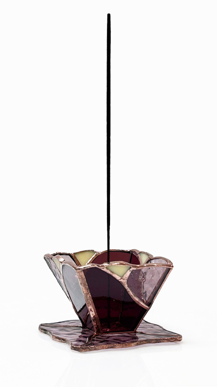 Stained Glass Incense Holder