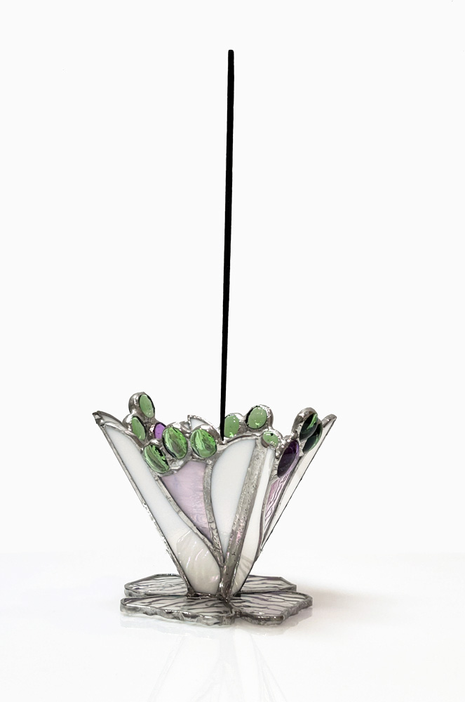 Stained Glass Incense Holder