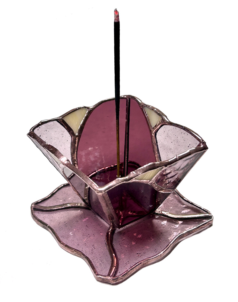 Stained Glass Incense Holder