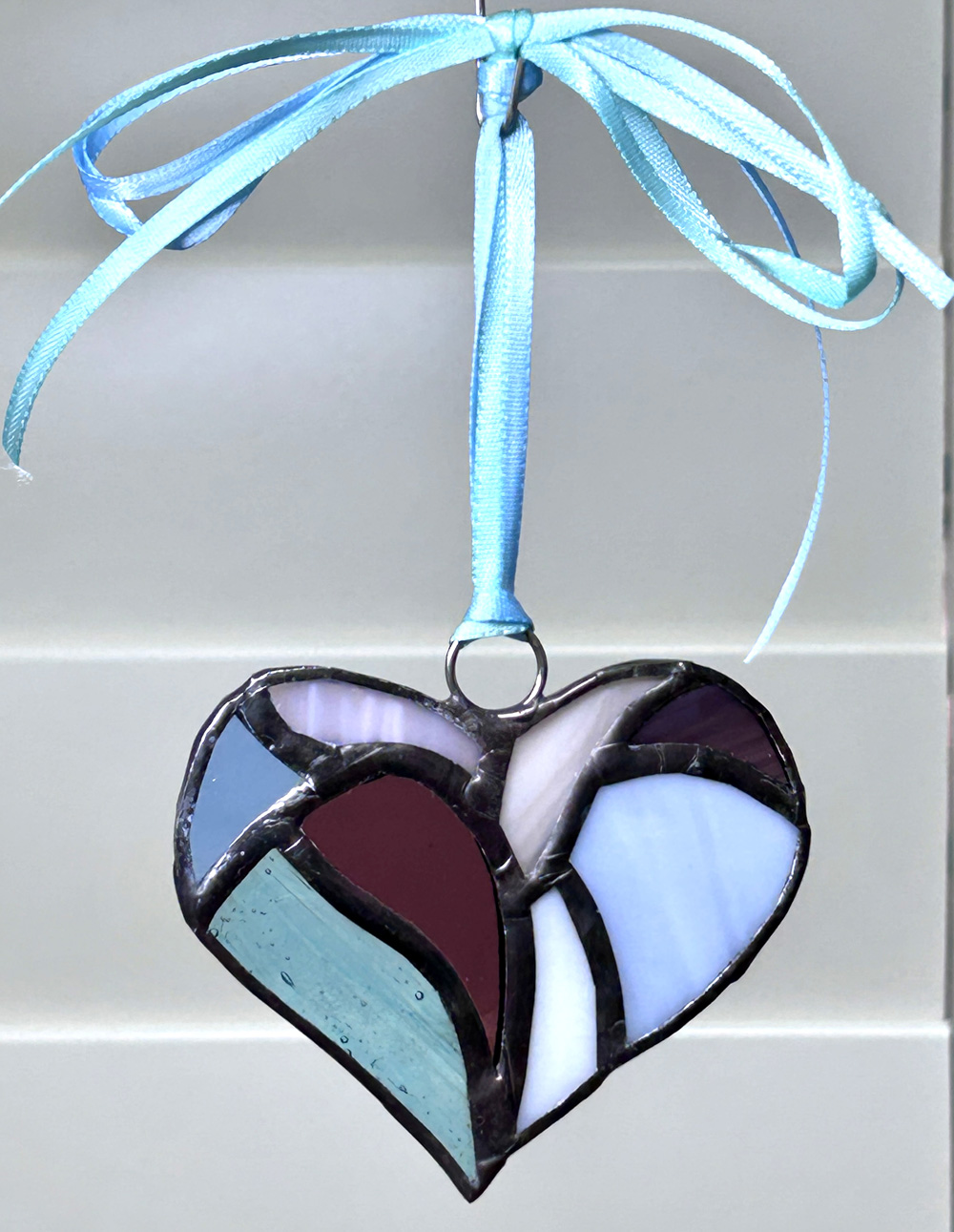 Stained Glass Heart Ornament