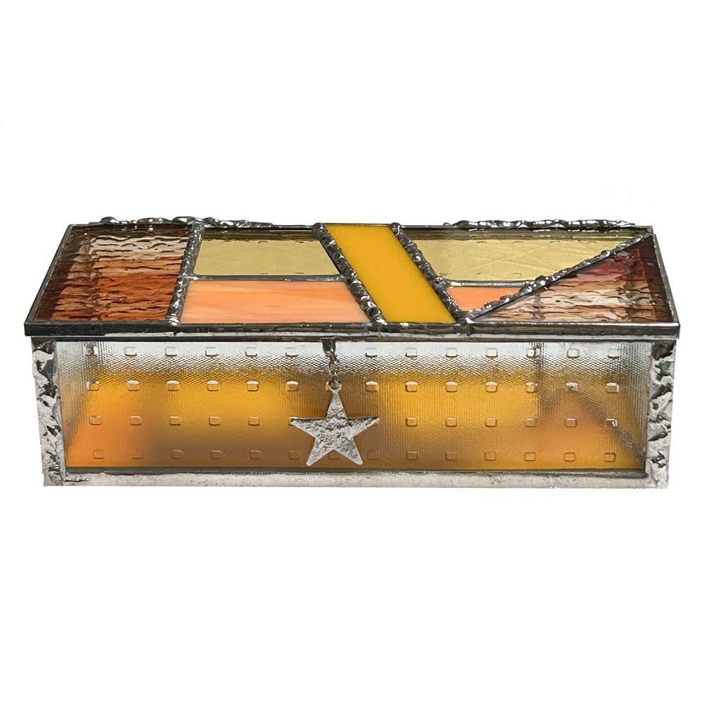 Stained Glass Star Trinket Box