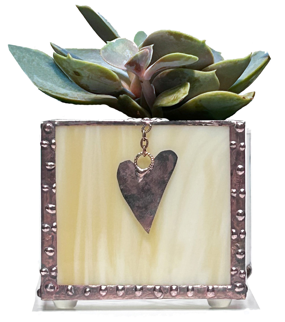 Stained Glass Succulent Planter Set