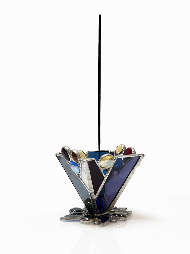 Stained Glass Incense Holder