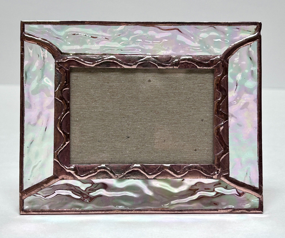 Iridescent Glass Photo Frame