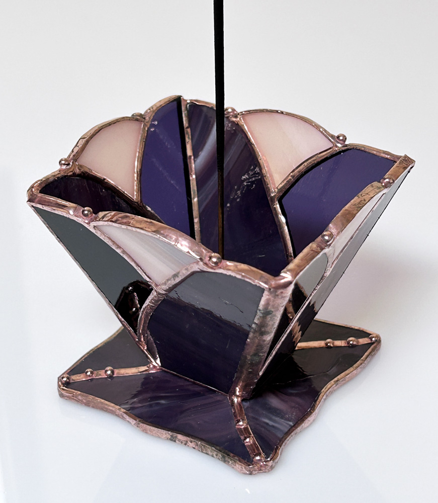 Stained Glass Incense Holder