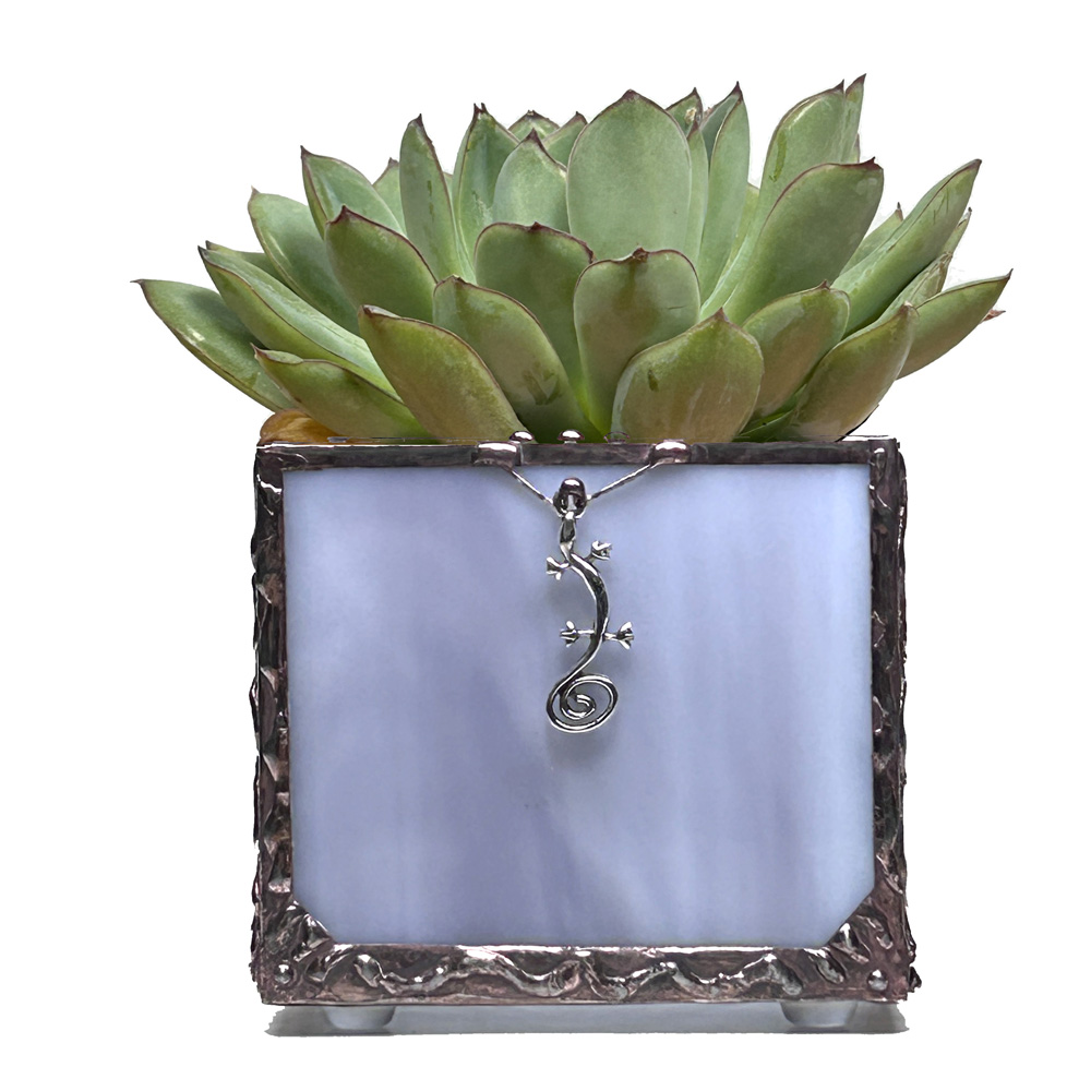 Stained Glass Succulent Planter Set