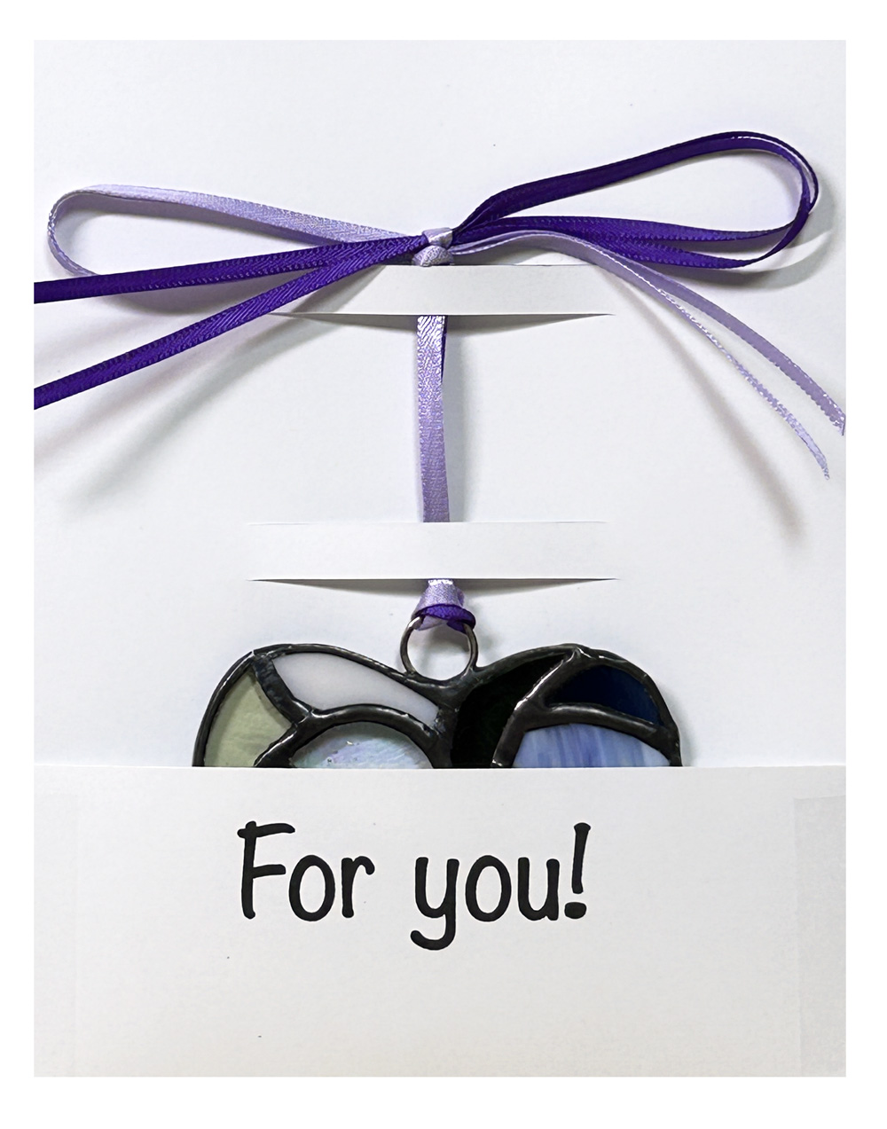 Stained Glass Heart Ornament