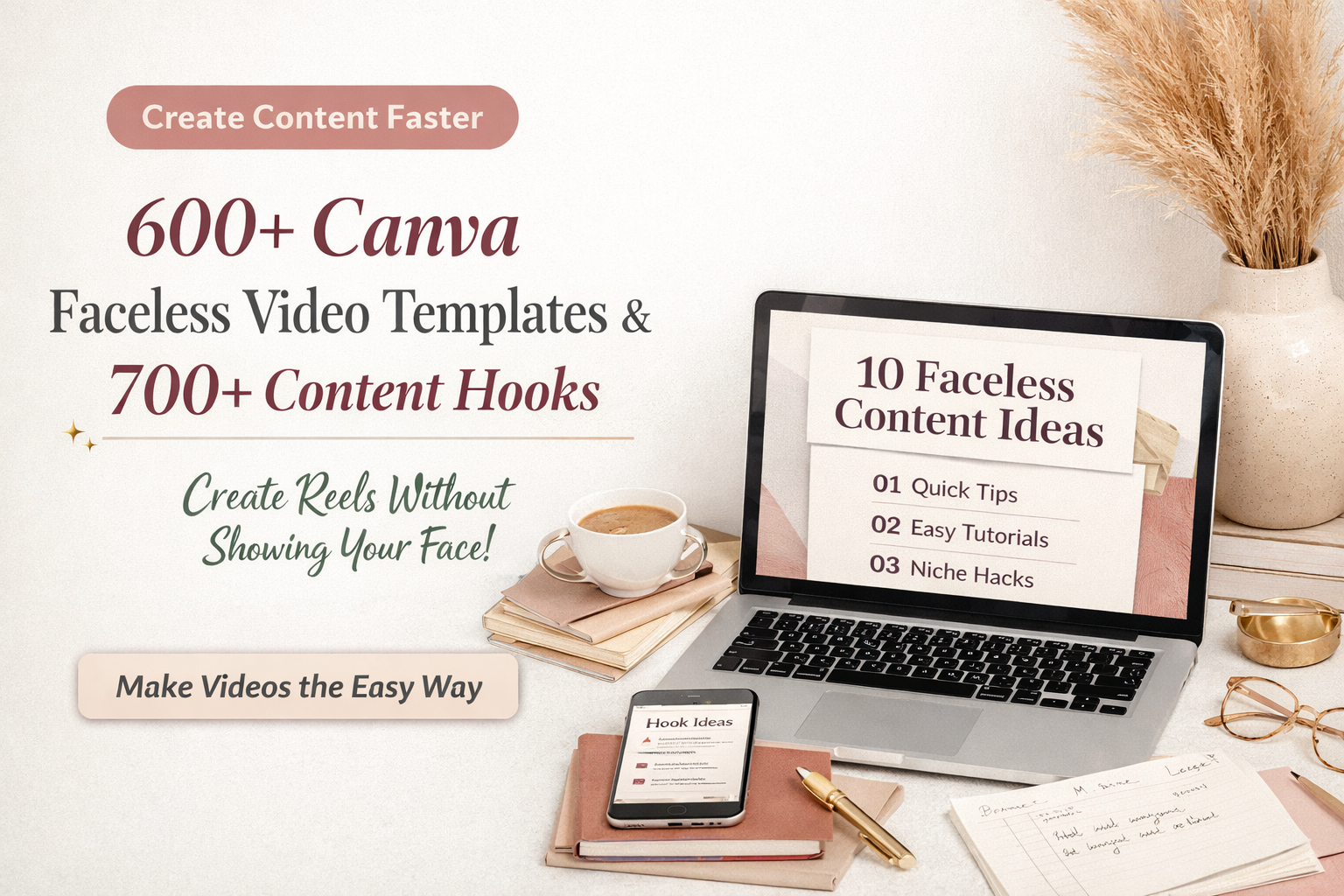 Canva Templates Bundle for Faceless Videos and Reels