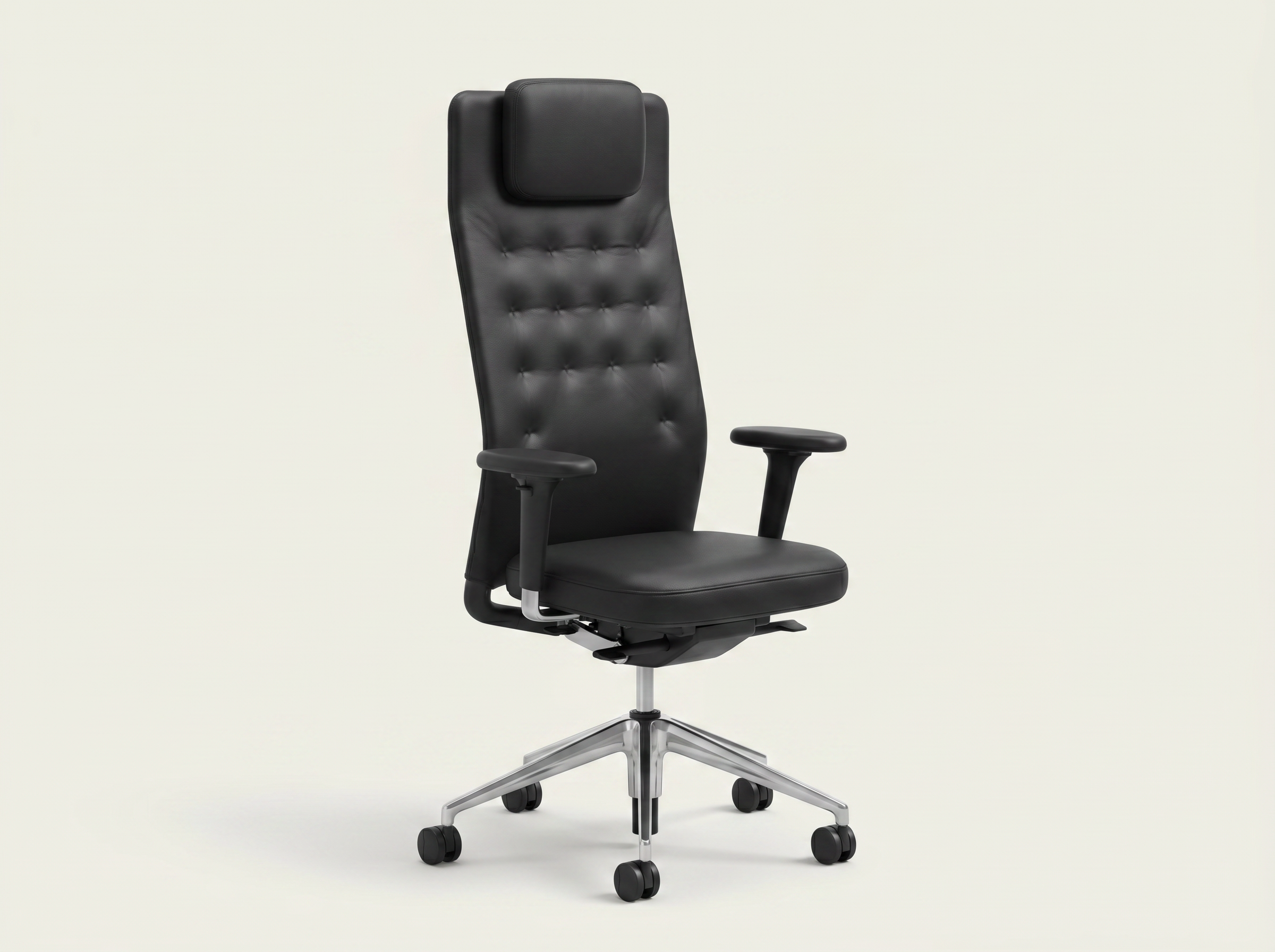 Vitra ID Trim L Bürodrehstuhl Leder