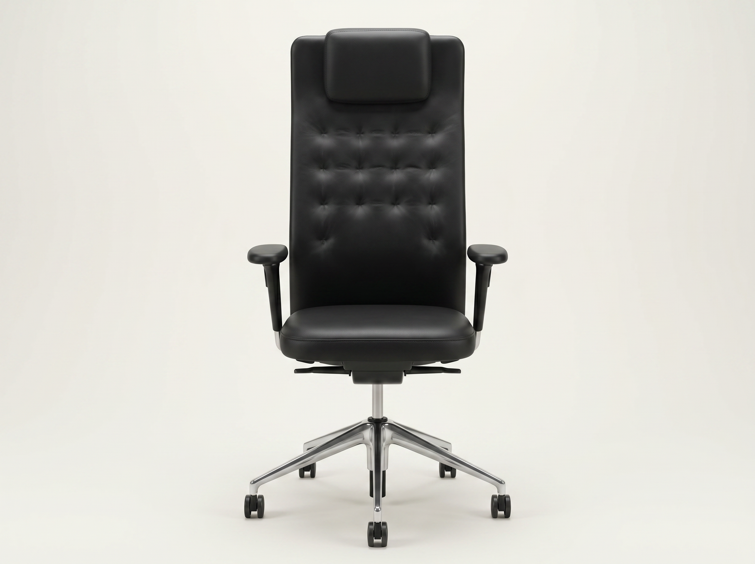 Vitra ID Trim L Bürodrehstuhl Leder