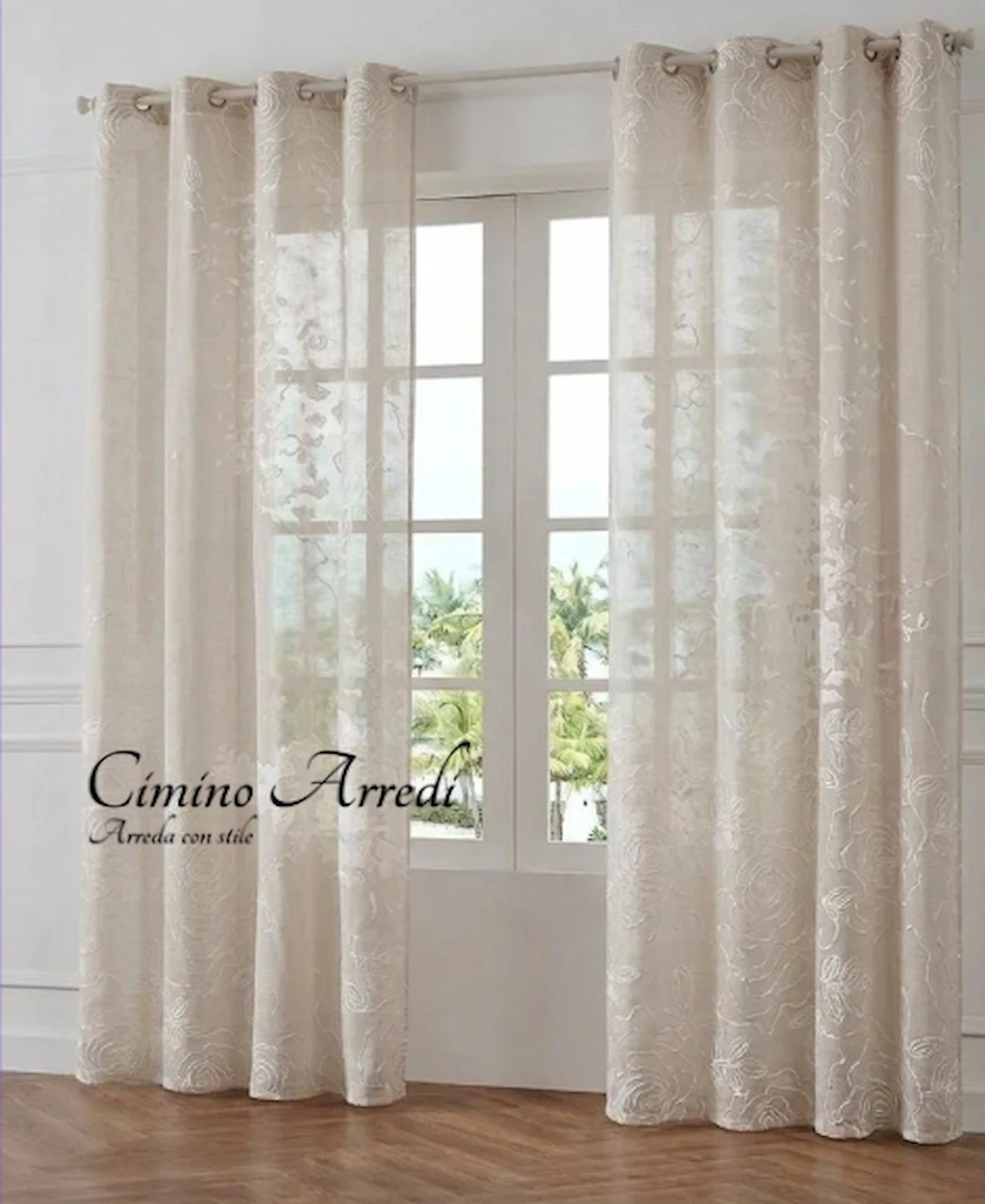 Tenda FISK Design con borchie 140x280 cm