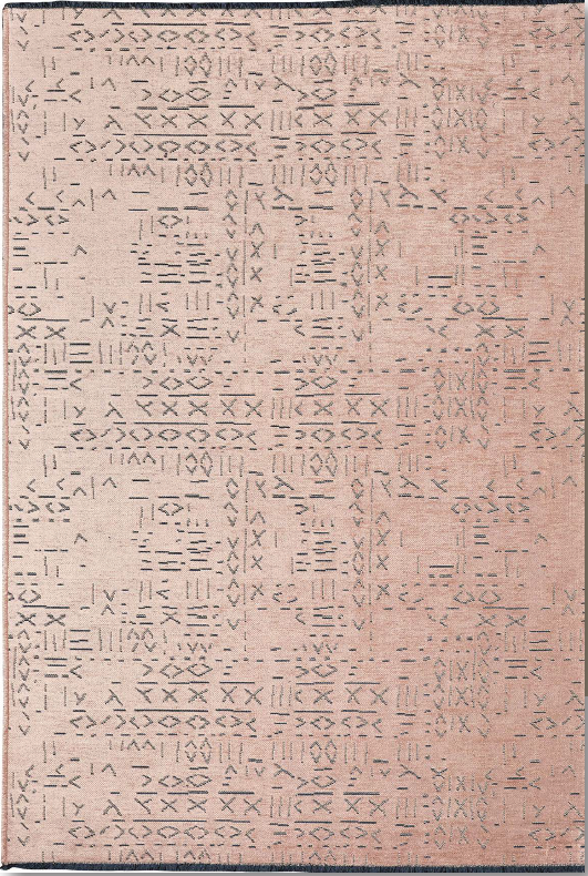 Tappeto Moderno Deco Fashion Trend in Misto Cotone con Trama Morbida e Motivo Geometrico Astratto