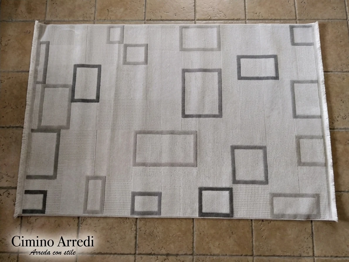 Tappeto Moderno geometrico Deco Avior beige