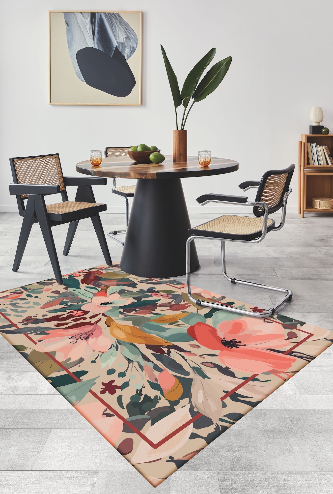 Tappeto Matisse by Suardi con Motivo Artistico Moderno Morbido e Decorativo