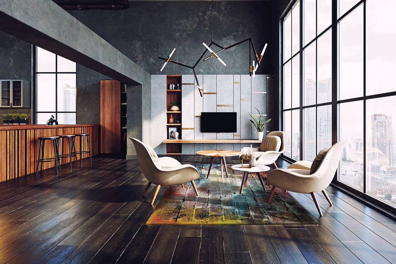 Tappeto Murales by Suardi con Motivo Artistico Moderno Lavabile in Lavatrice