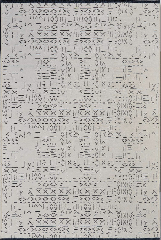 Tappeto Moderno Deco Fashion Trend in Misto Cotone con Trama Morbida e Motivo Geometrico Astratto