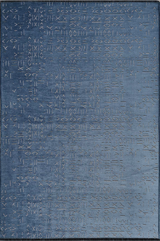 Tappeto Moderno Deco Fashion Trend in Misto Cotone con Trama Morbida e Motivo Geometrico Astratto