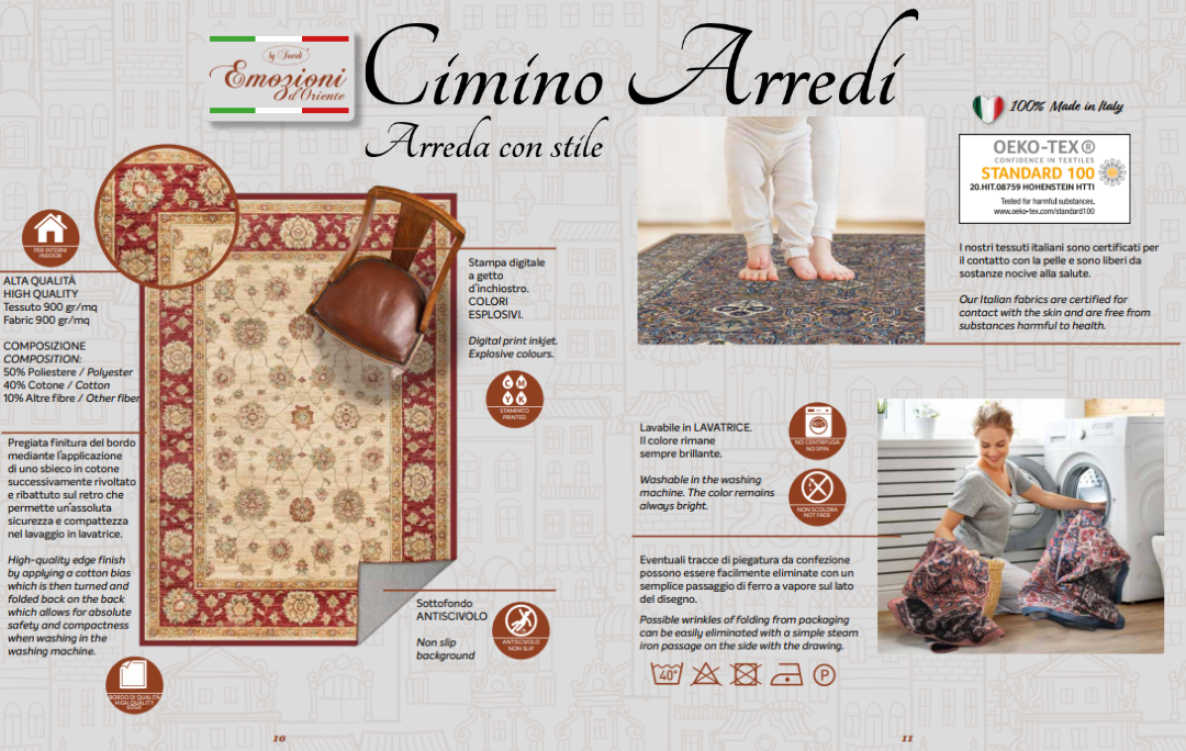 TAPPETO DA ARREDAMENTO ZIEGLER ORO