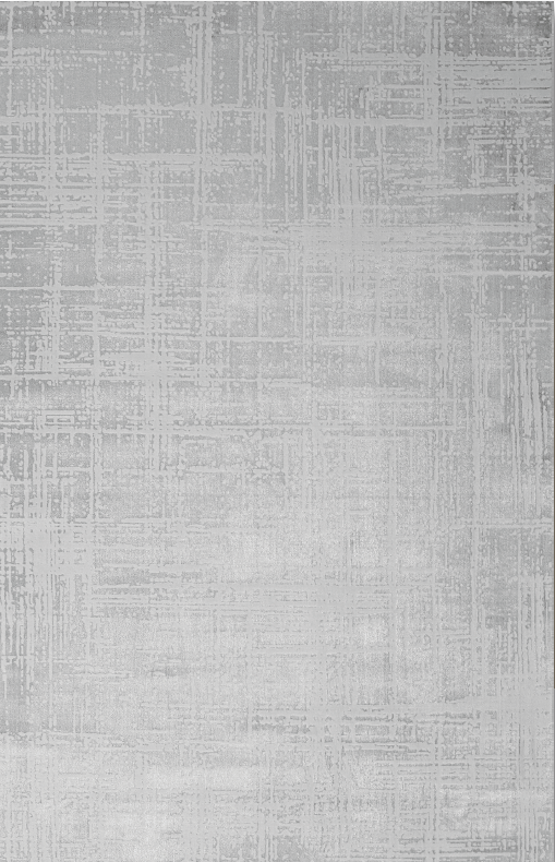 Tappeto Moderno Venita bianco - grigio - Design Astratto con Frange per Salotto e Camera