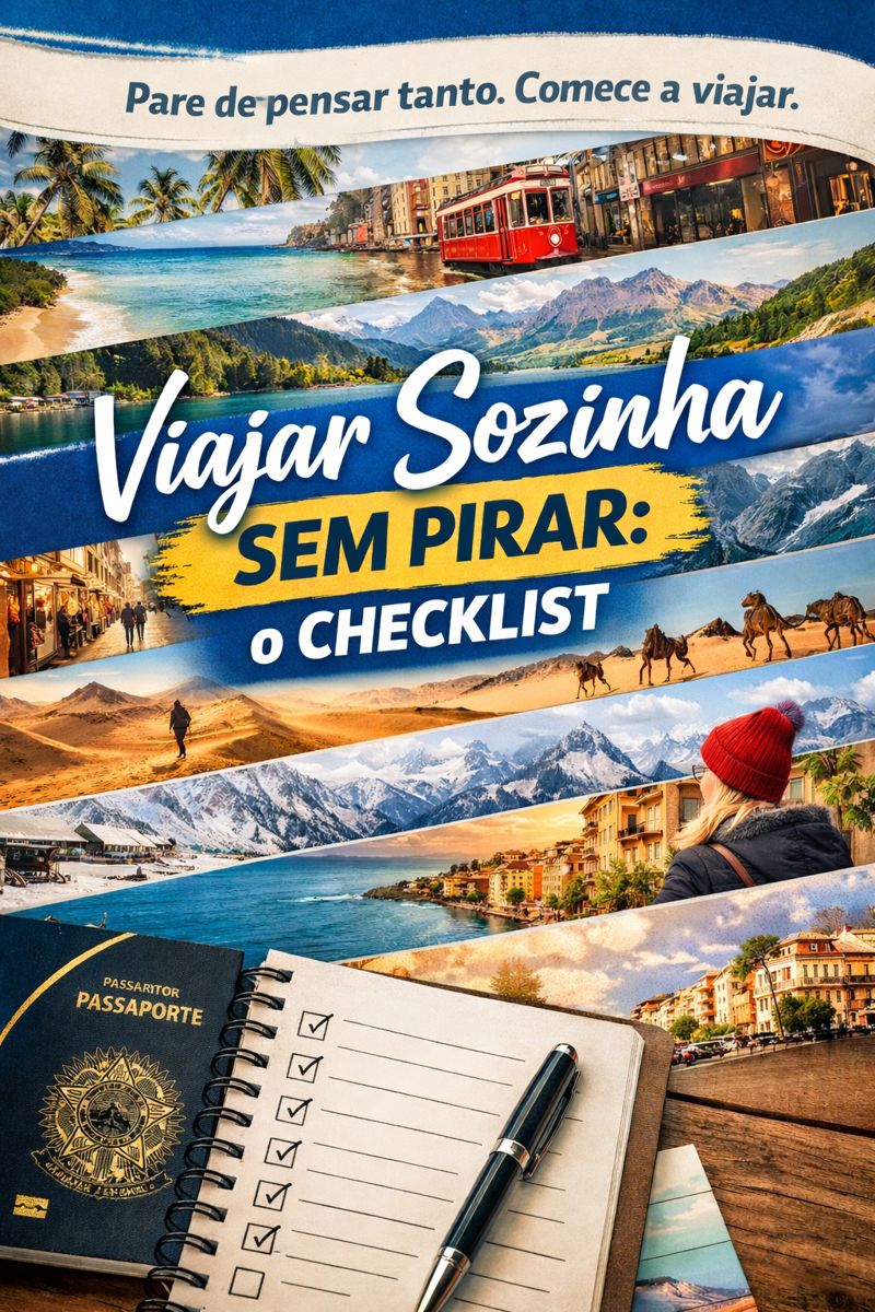 Viajar sem pirar: O Checklist