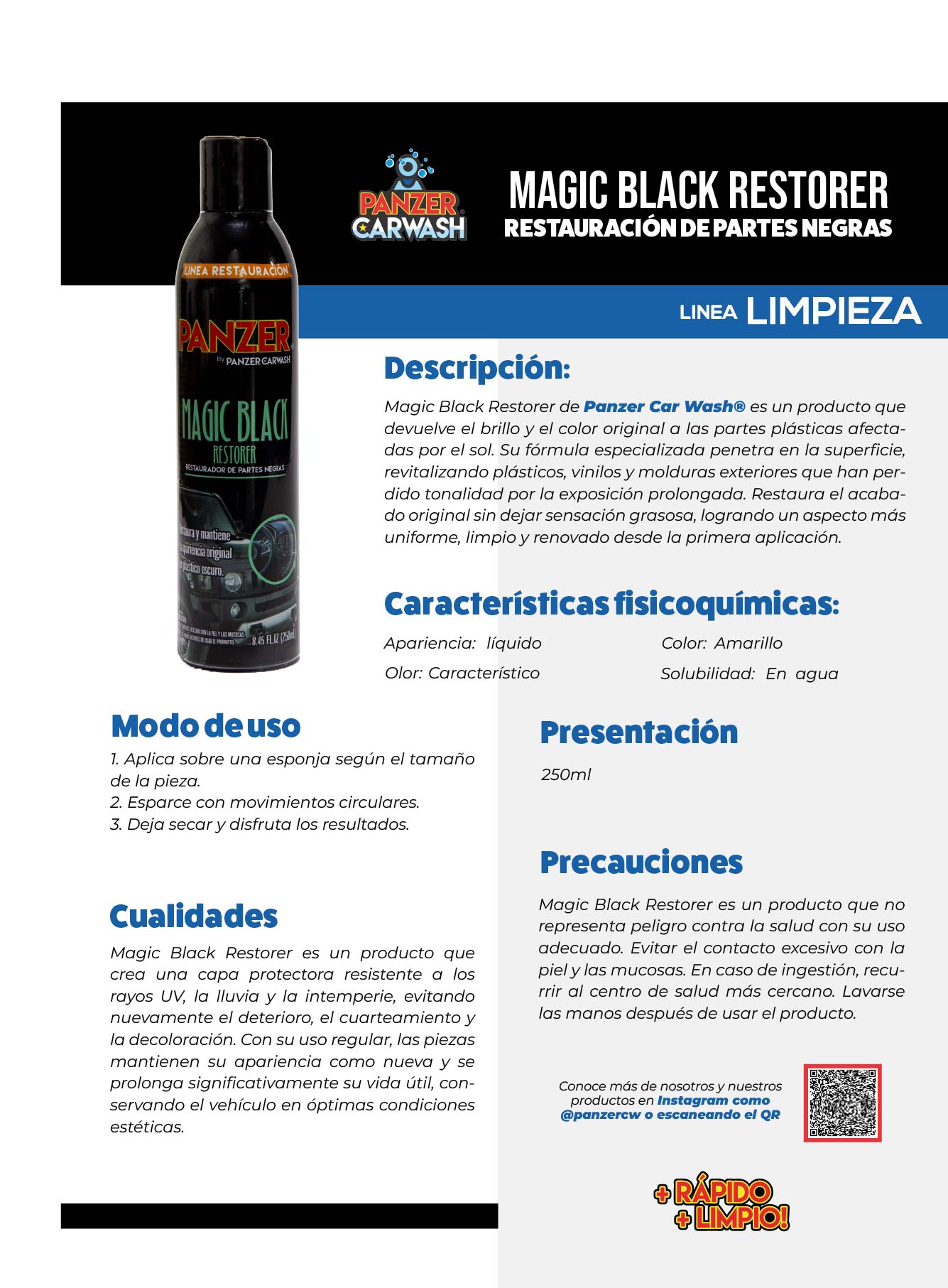 Panzer Magic Black Restorer