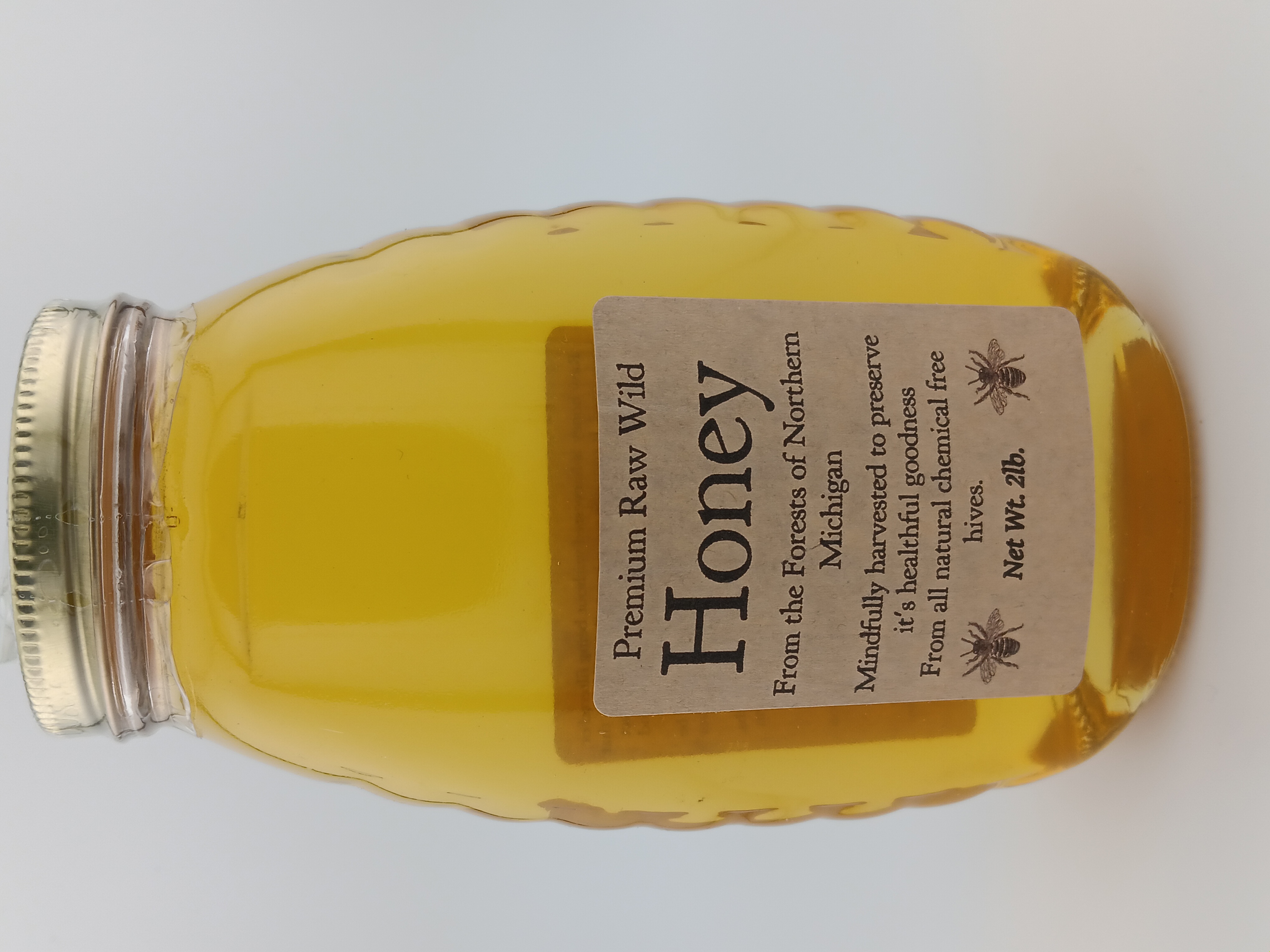 2 lb. Wildflower Honey Glass Jar