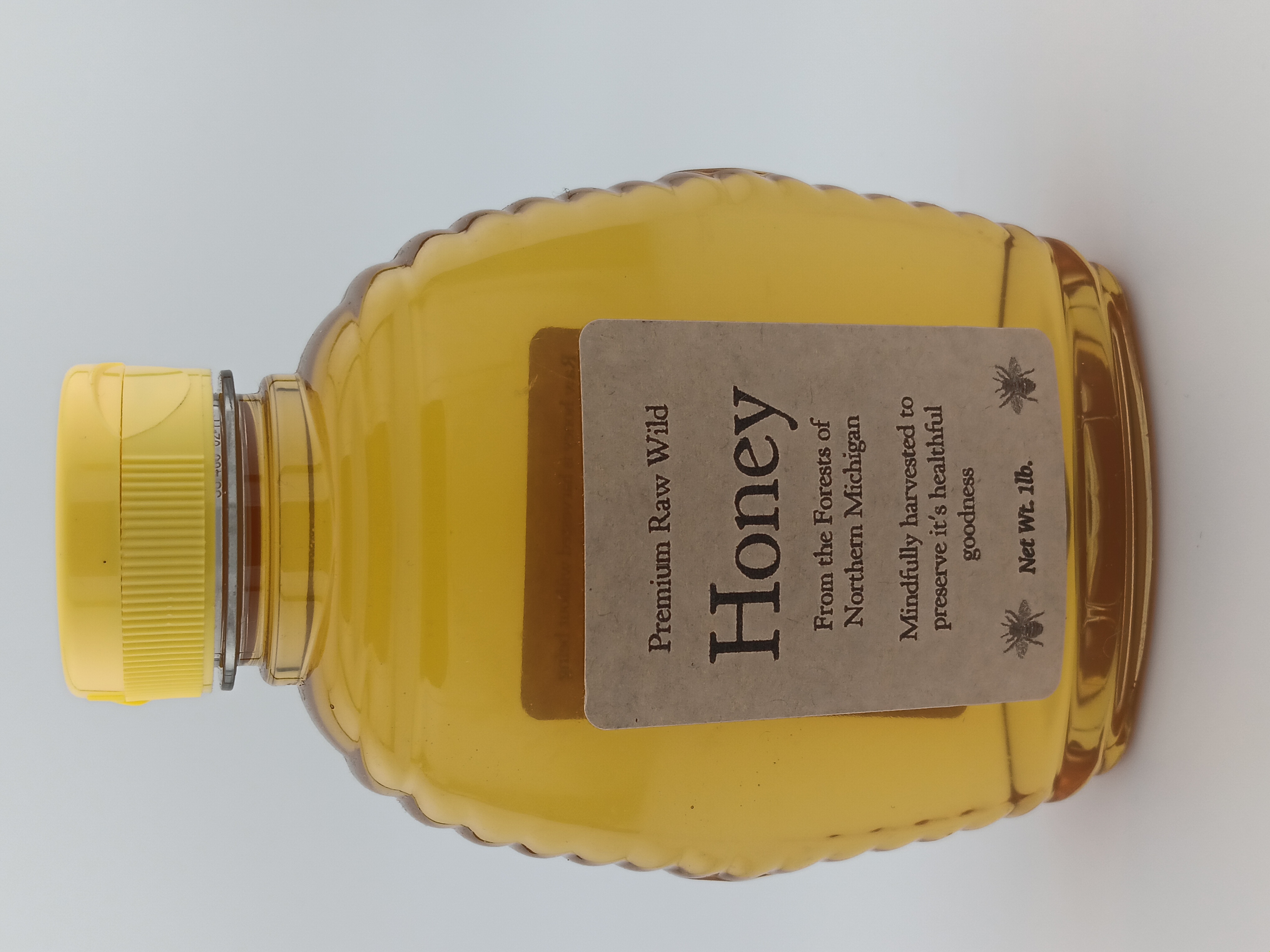 1lb. Wildflower Honey Plastic Squeeze Bottle