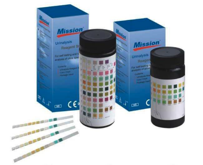 Tiras para Uroanálisis de 10 Parámetros Mission