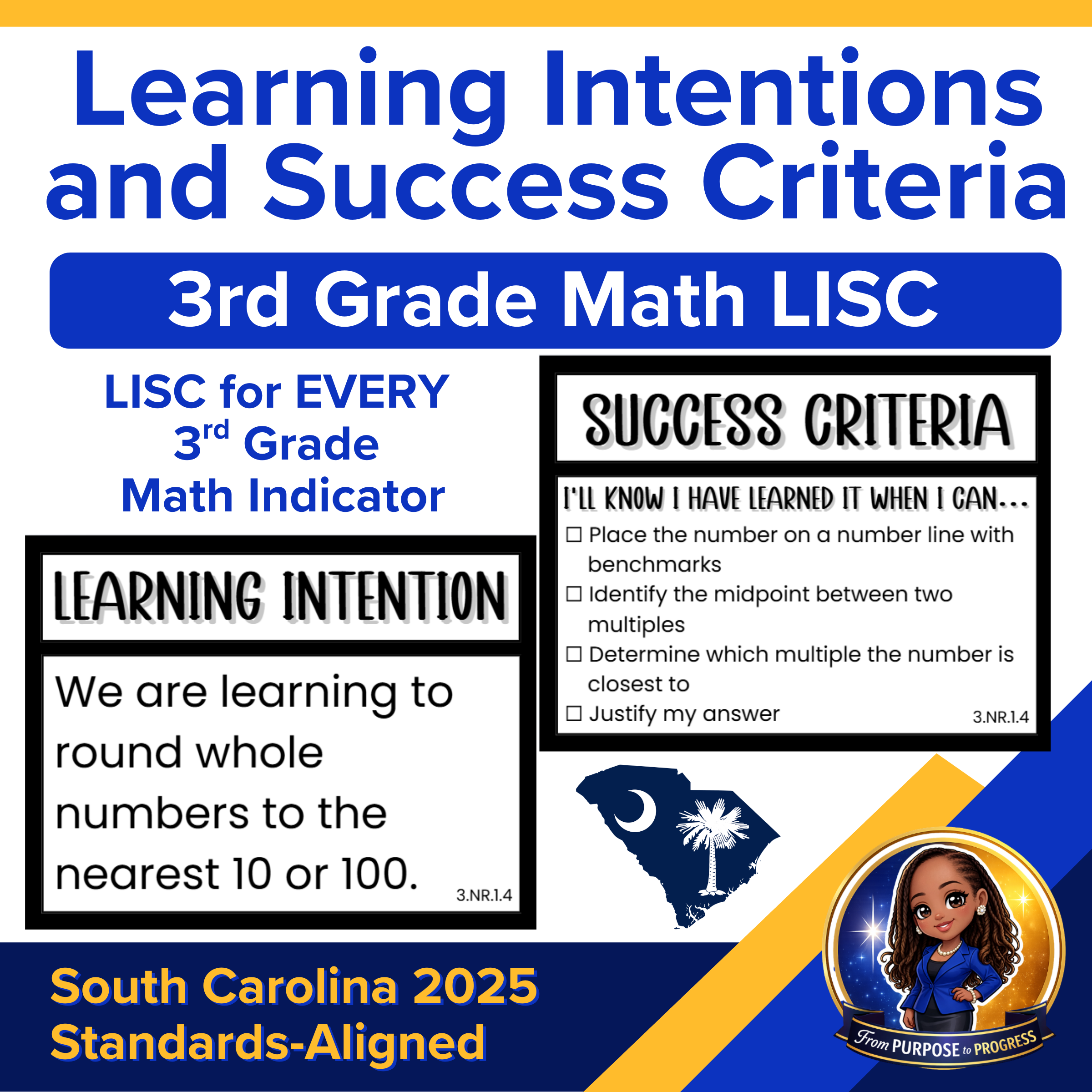 3rd Grade Math Learning Intentions & Success Criteria | South Carolina