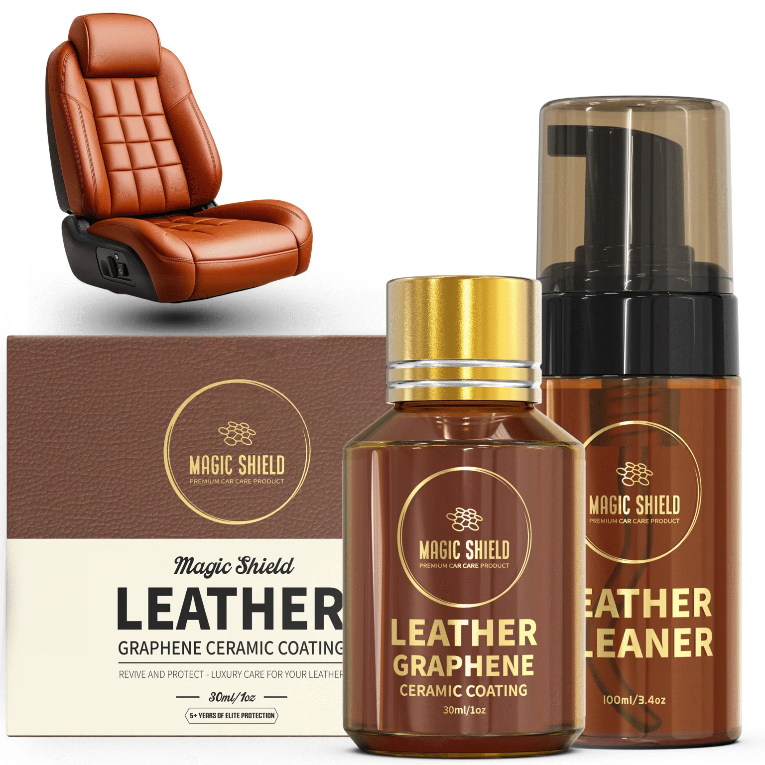 MAGIC SHIELD LEATHER GRAPHENE CERAMIC COATING