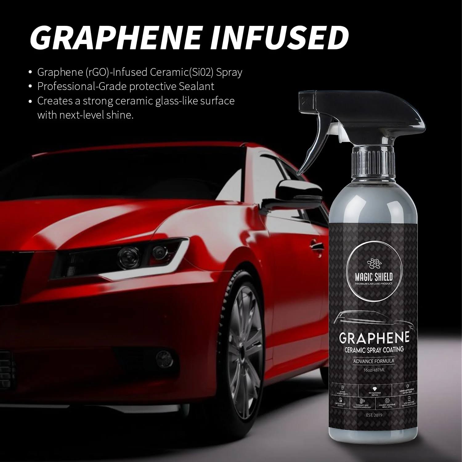 Magic Shield Graphene Ceramic Spray Coating