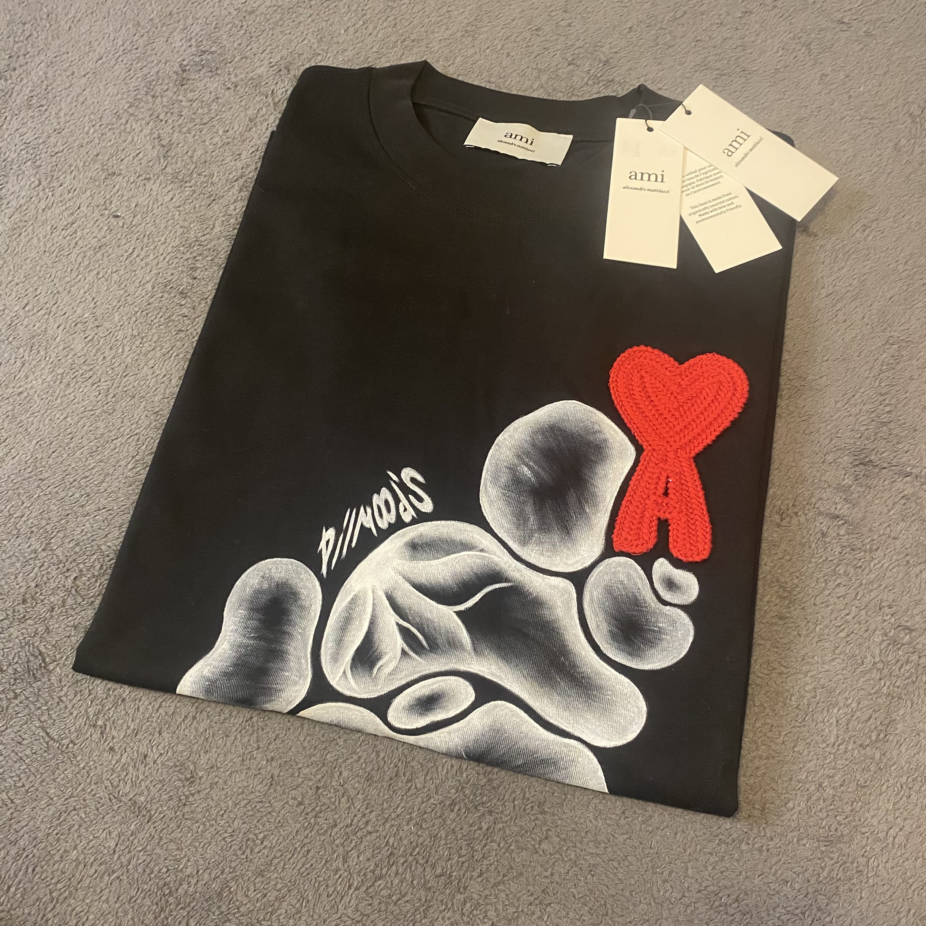 Ami Paris Black T-shirt - M