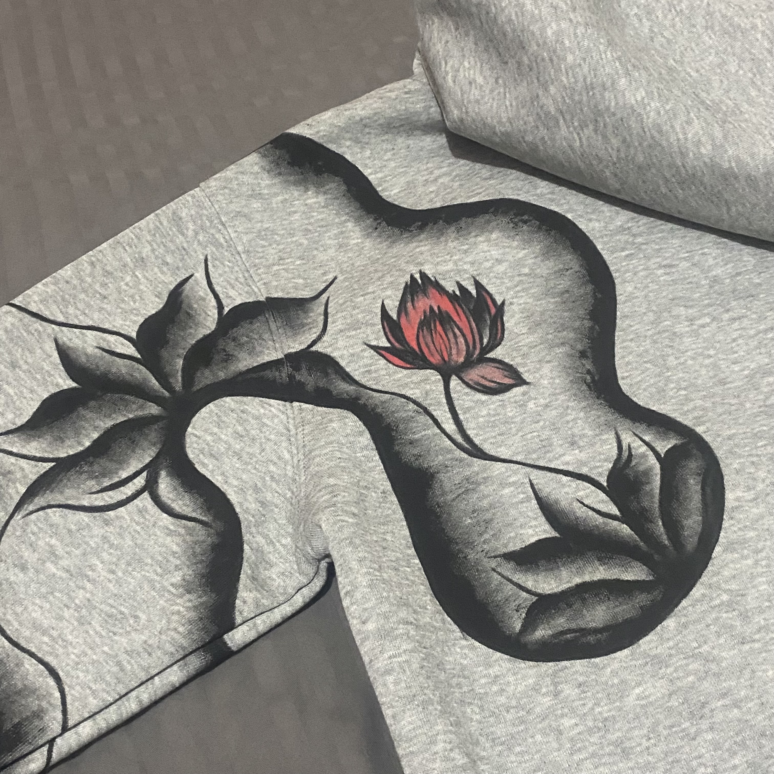 Polo Ralgh Laurent - Zip-through Grey Hoddie - M 