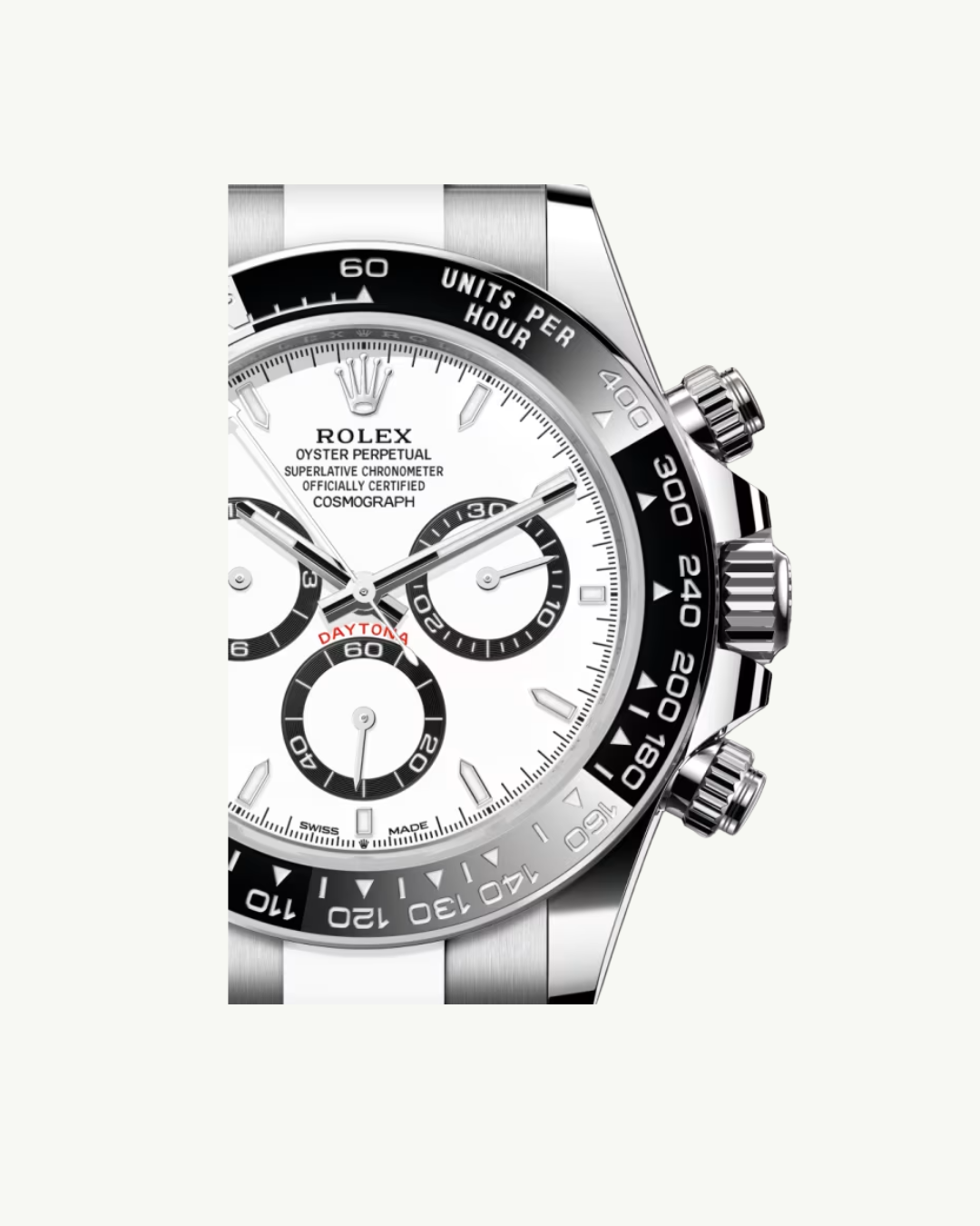Relógio Rolex Cosmograph Daytona Automático - Branco