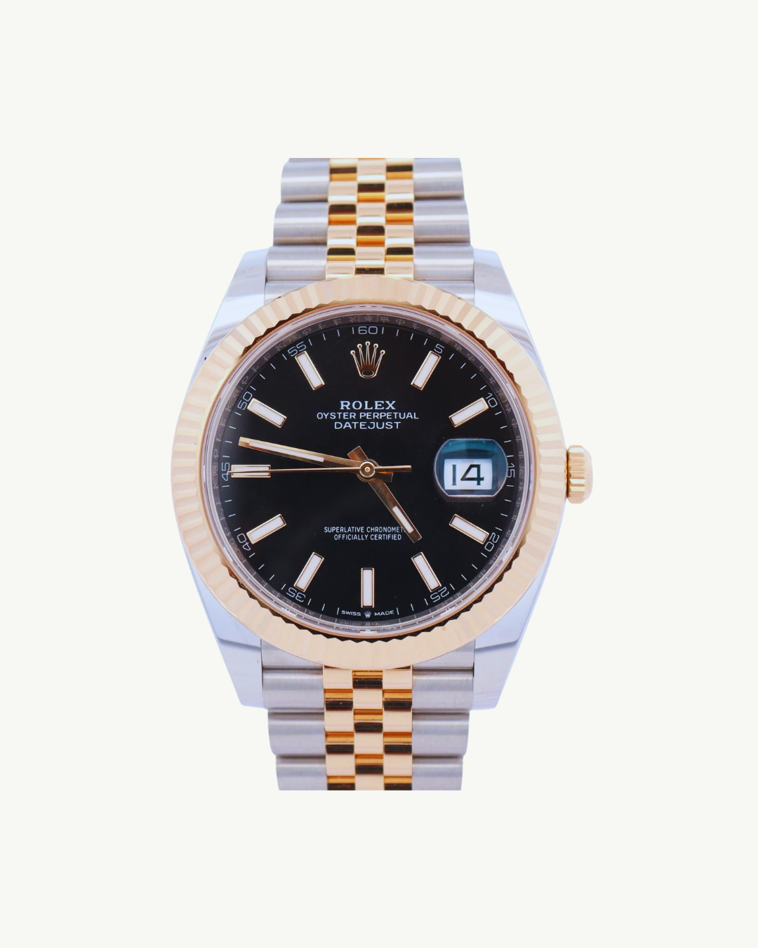Relógio Rolex Datejust Automático 41mm - Rose e Preto