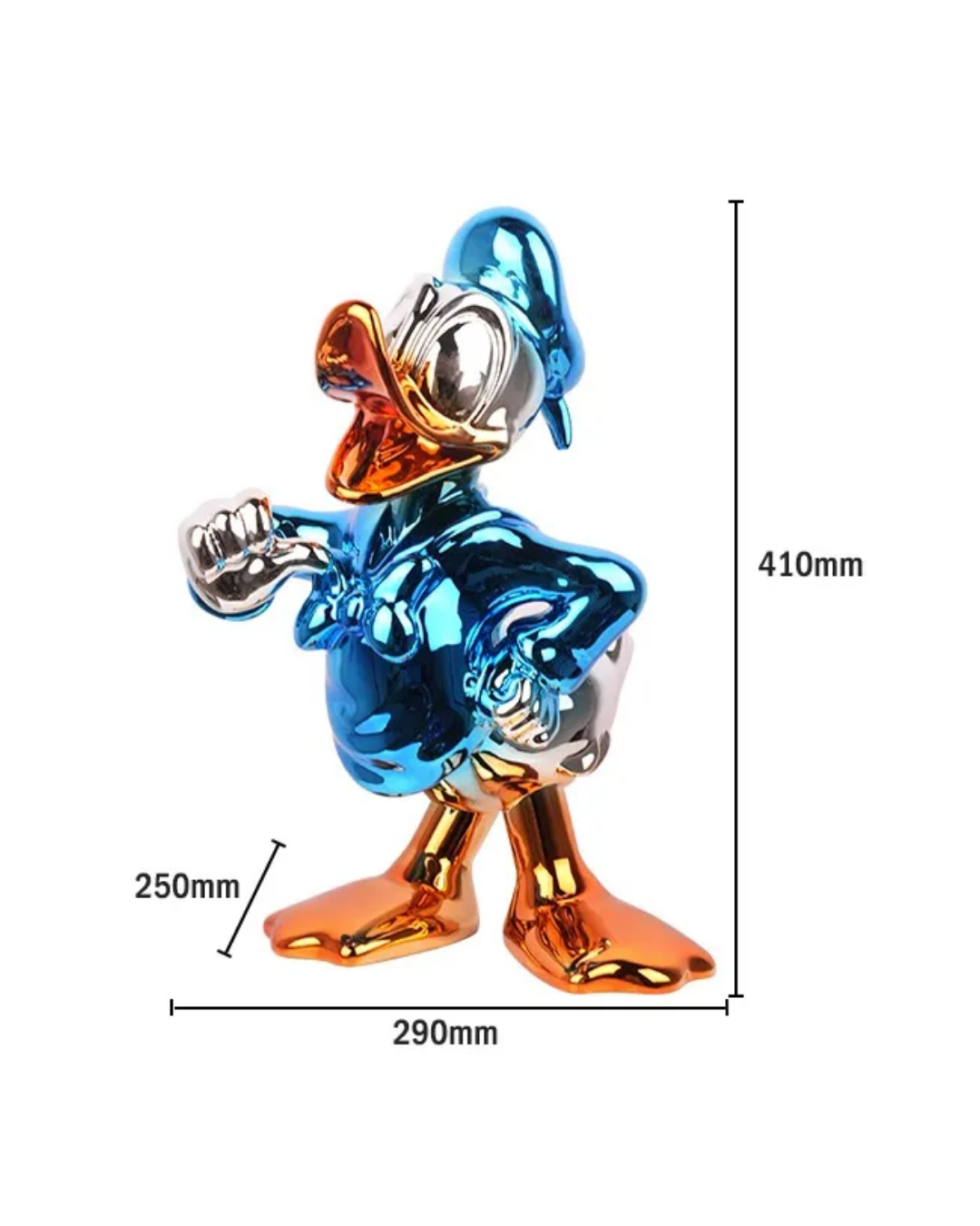 Estatueta Decorativa Pato Donald Happy