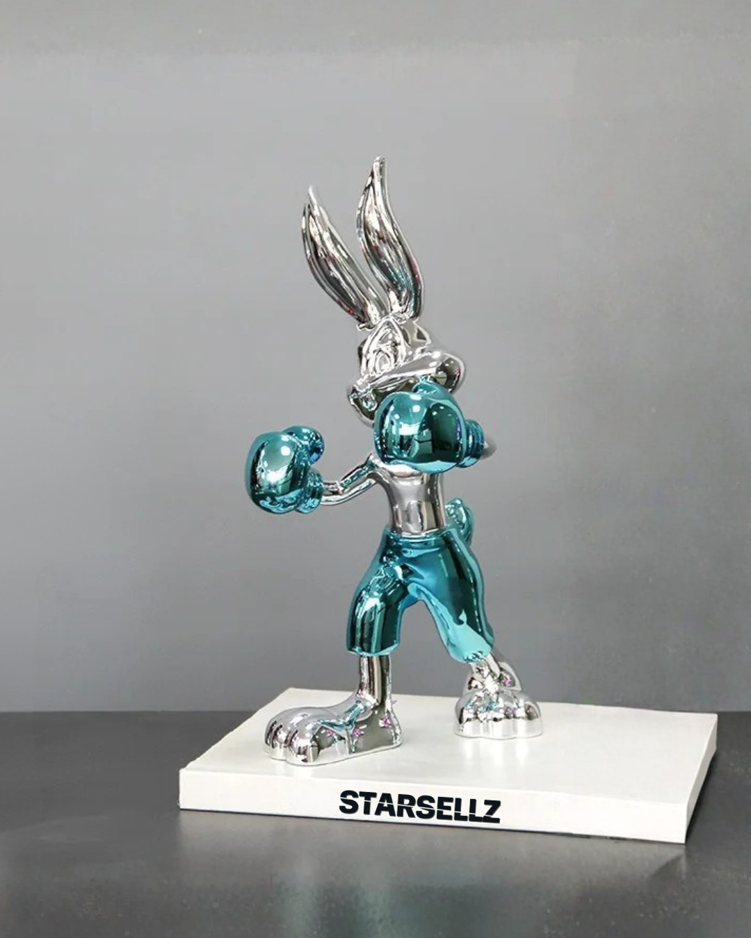 Bugs Bunny "Pernalonga" Boxer Silver Blue