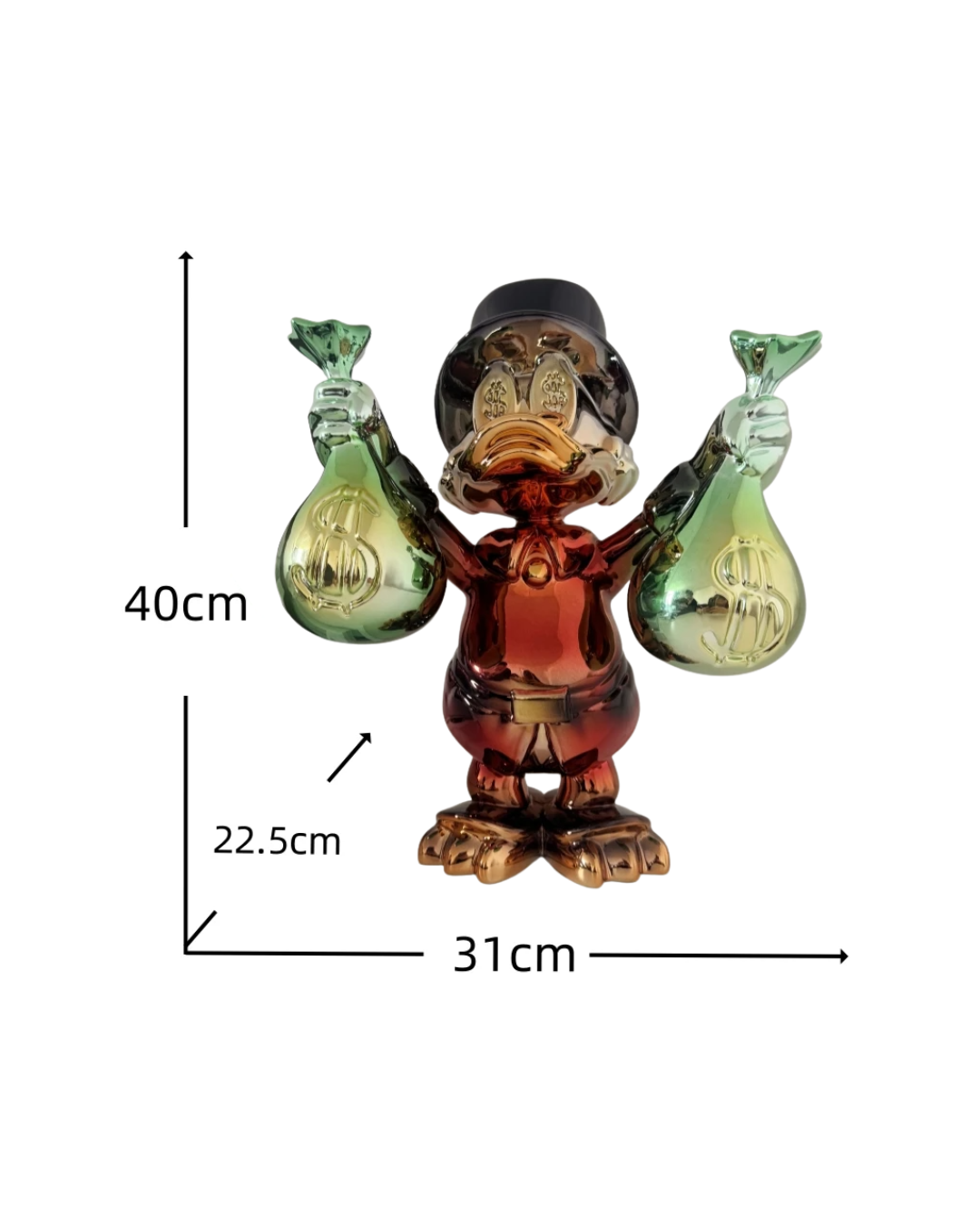 Estatueta Decorativa Tio Patinhas Money 2