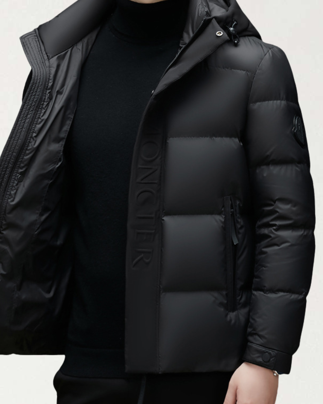 Casaco Madeira Hooded Short Down Jacket - L 