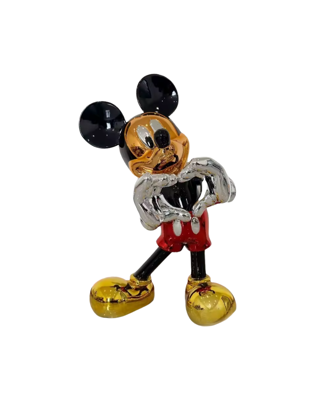 Estatueta Decorativa Love Mickey Mouse