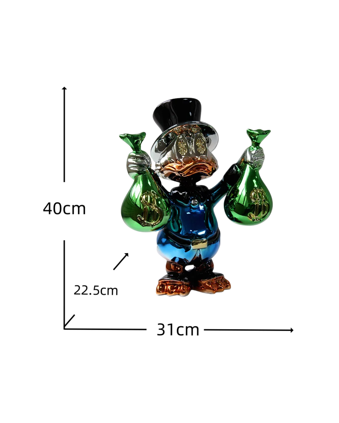 Estatueta Decorativa Tio Patinhas Money 3