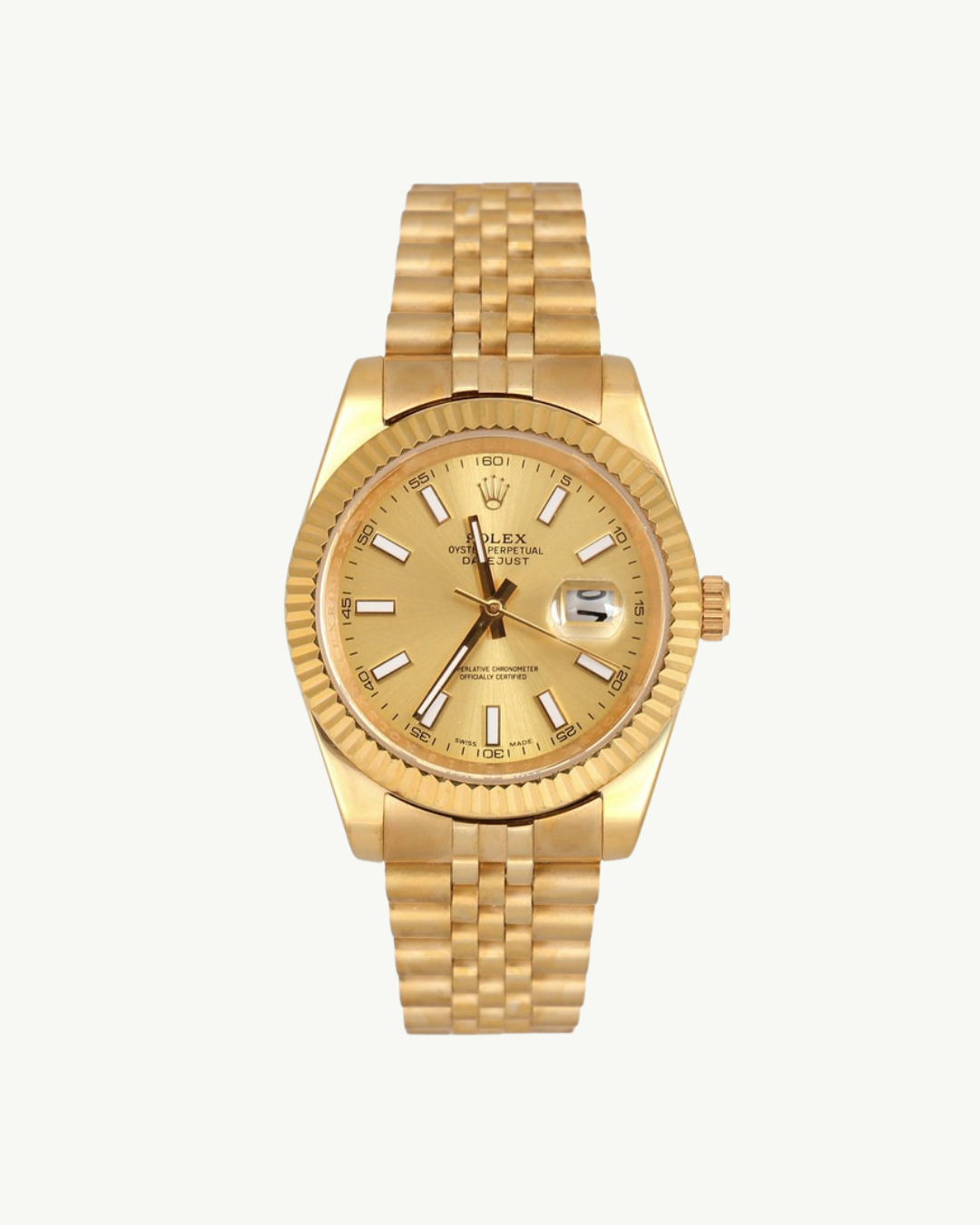 Relógio Rolex Datejust Automático 41mm - Dourado