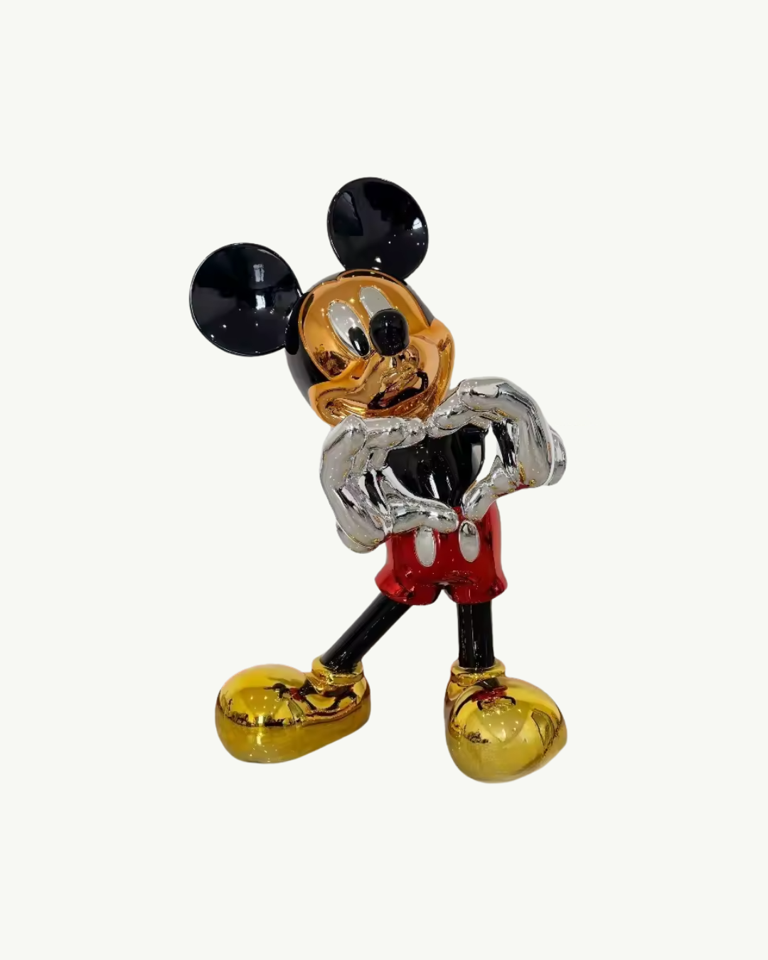 Estatueta Decorativa Love Mickey Mouse