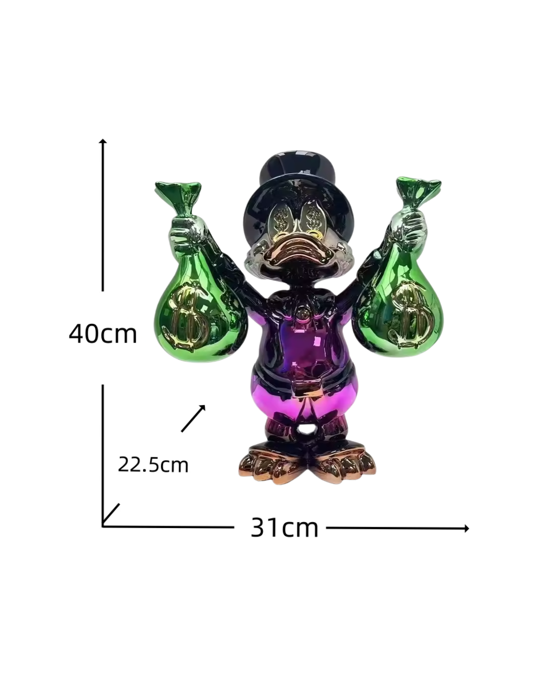 Estatueta Decorativa Tio Patinhas Money 1